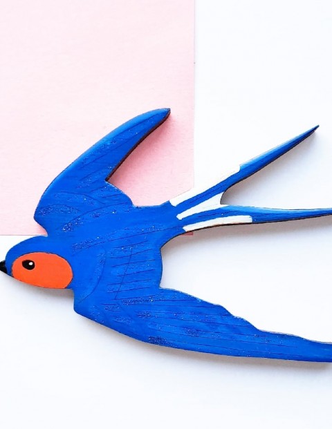 swallow-brooch