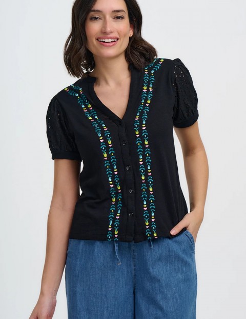 Sugarhill_Brighton_Elsie_Jersey_Top_Black_Folklore_Embroidery