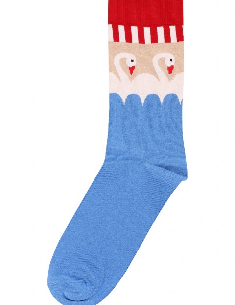 Danelegacy_Socks_Bright_Porcelaine_SWAN