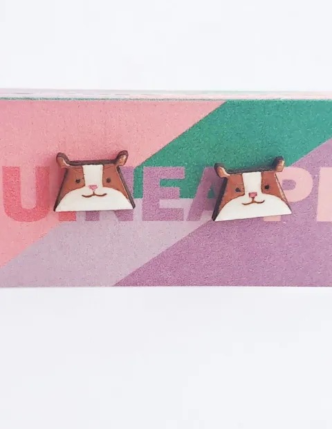 guninea-pig-wooden-hand-painted-stud-earrings
