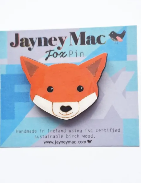 fox-wooden-hand-painted-pin